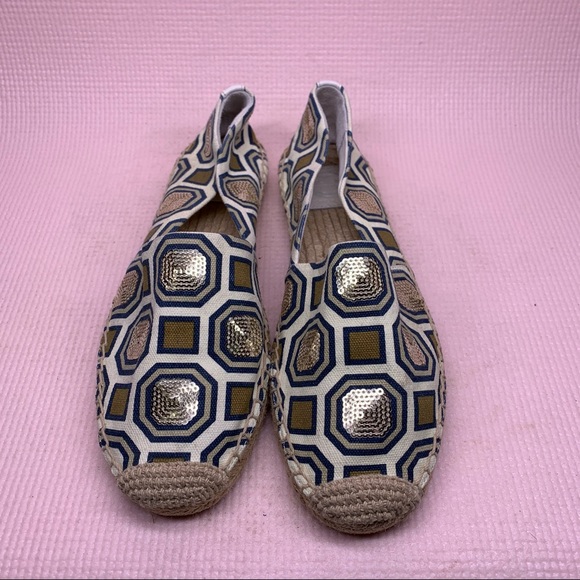 Tory Burch Cecily Sequin Embellished Espadrille - Picture 2 of 6